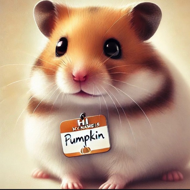Pumpkin Hamster 1